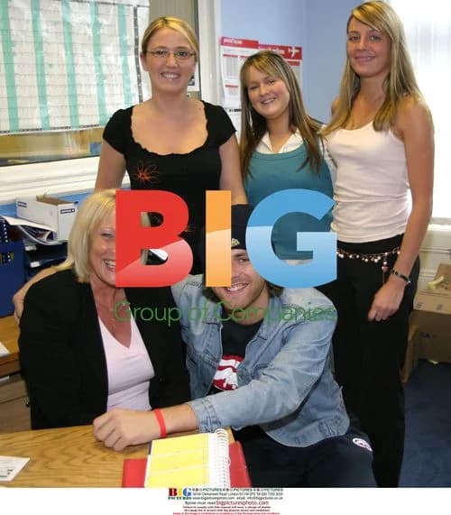 Brian McFadden visits Wish FM in Wigan