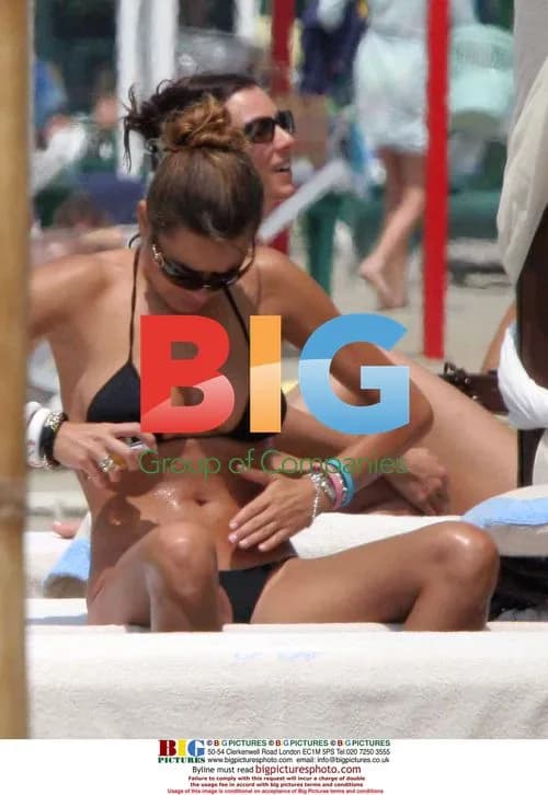 Flavio Briatore with model Alena Seredova in Italy