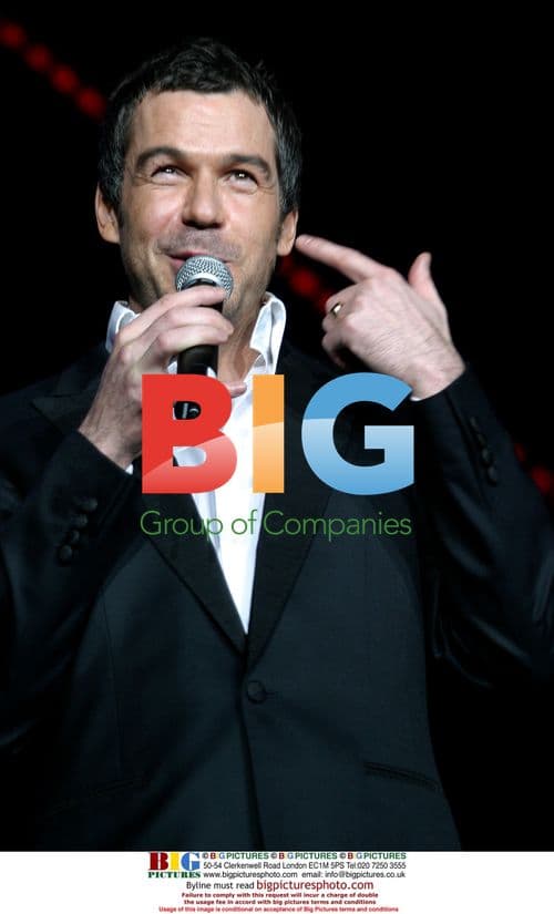 X-factor Winner Steve Brookstein on Stage at X Factor Live Tour