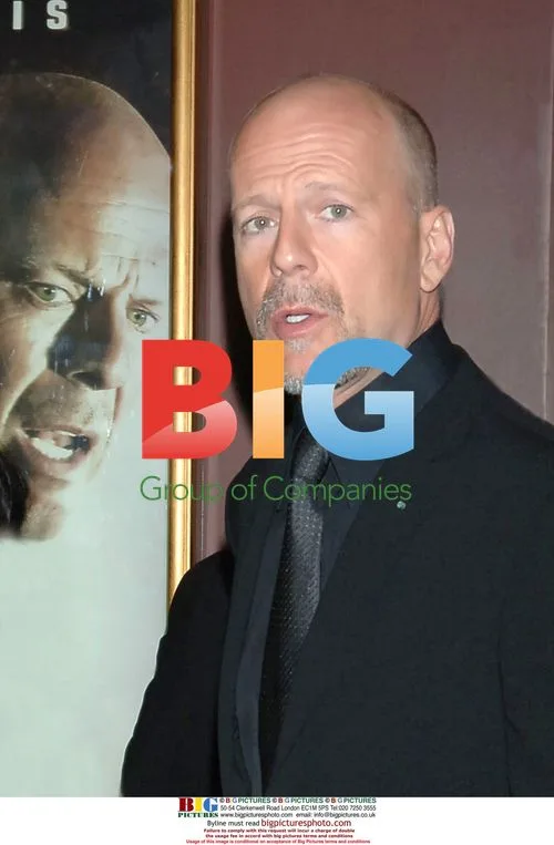 Bruce Willis at 'Hostage' Paris Premiere