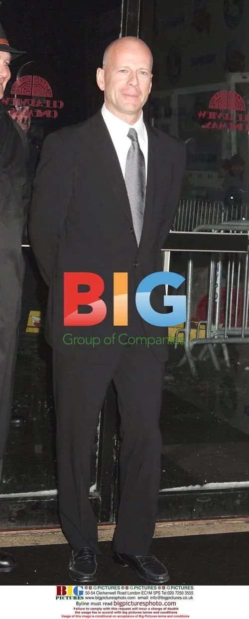 Bruce Willis at Hostage NYC Premiere