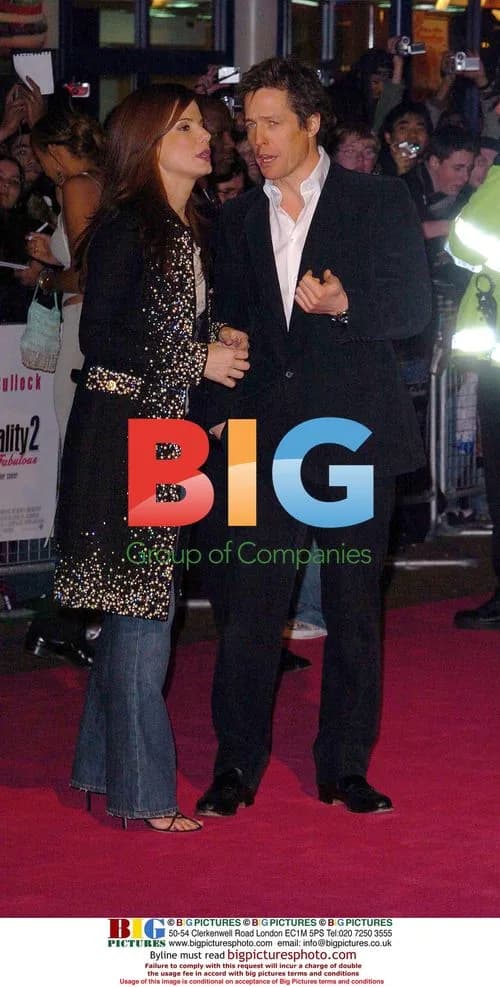 Sandra Bullock and Hugh Grant at Miss Congeniality 2 Premiere