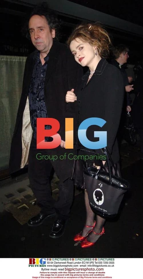 Tim Burton and Helena Bonham-Carter at BAFTA Dinner