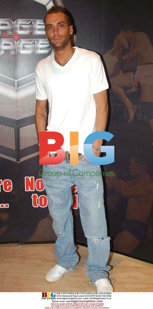 Calum Best at Cage Rage MMA event