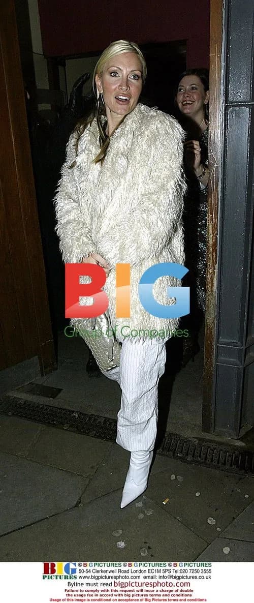 Caprice Celebrates 'Big Brother' Eviction in Manchester