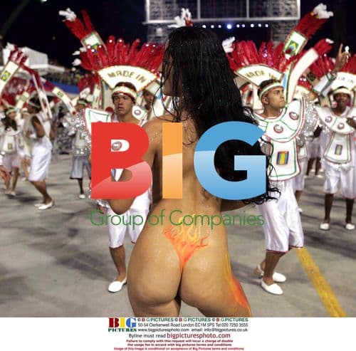 Samba Parade in Rio's Sambodromo