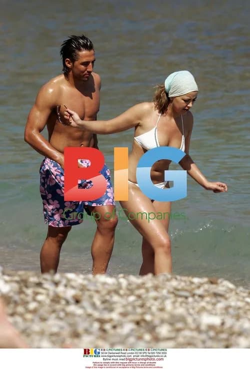 Charlotte Church and Gavin Henson on the Beach