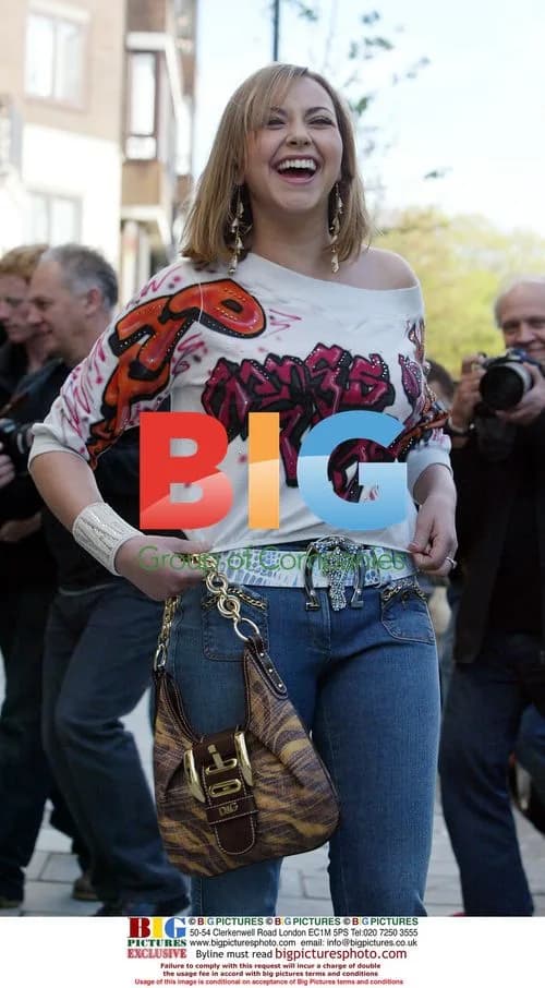 Charlotte Church Posing for Video Stills