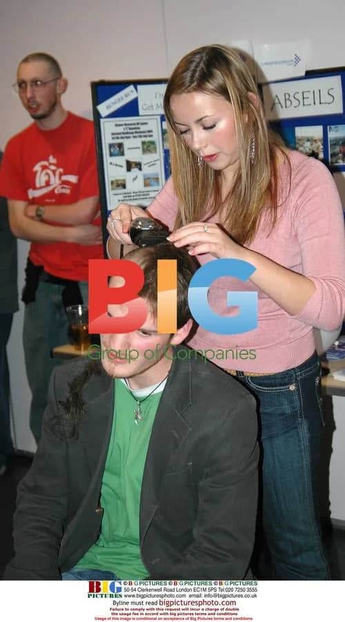 Charlotte Church shaves students' heads for charity