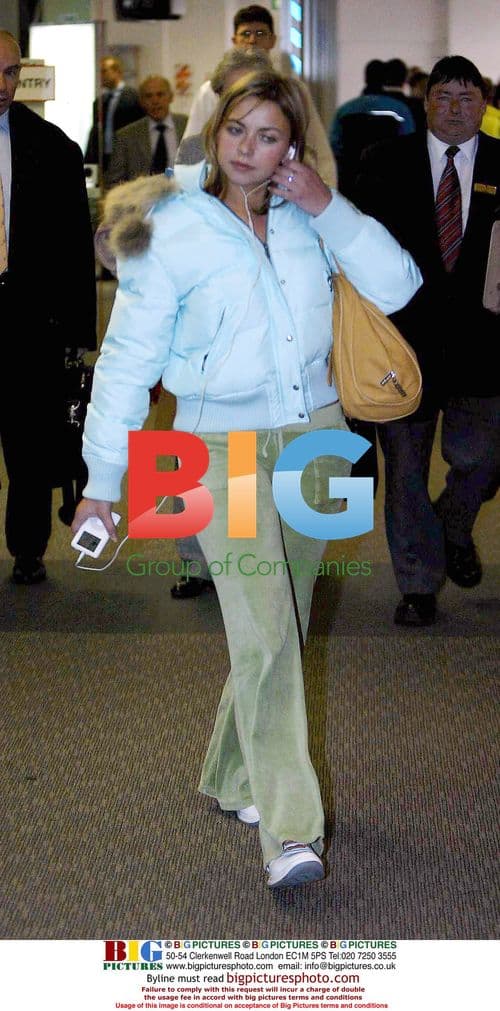 Charlotte Church at Christchurch airport in New Zealand