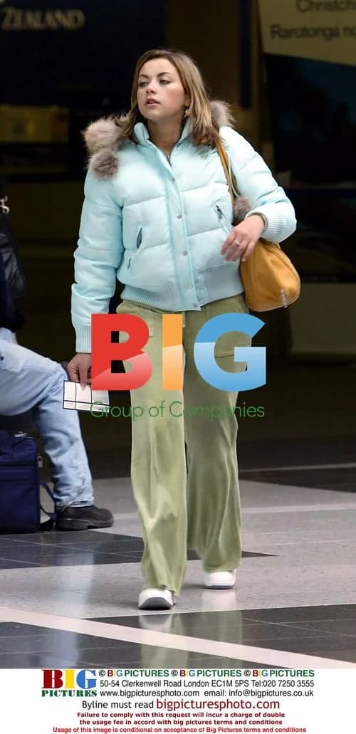 Singer Charlotte Church at Christchurch airport
