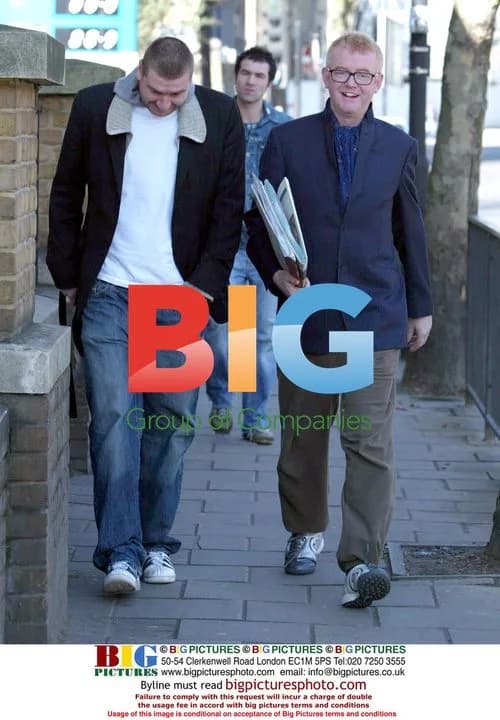 Chris Evans grabs a morning paper