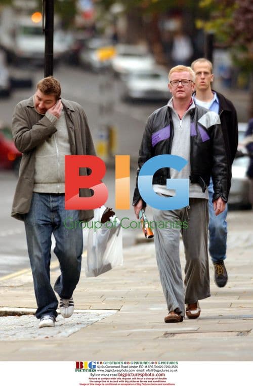 Chris Evans out with friend and mystery woman