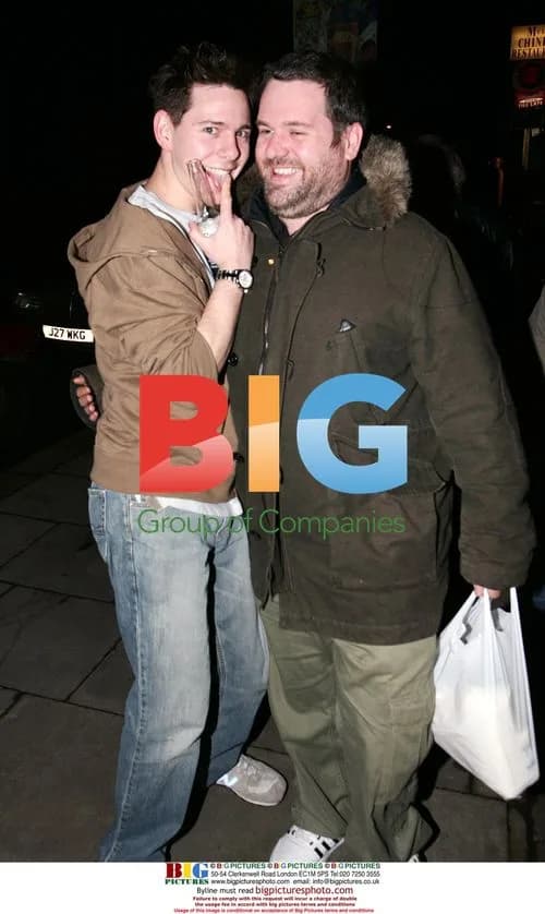 DJ Chris Moyles shopping in North London
