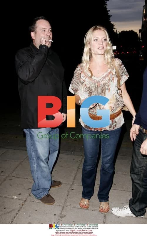 Radio DJ Chris Moyles at Oasis gig