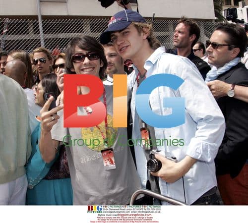 Danny Harrisson and Hayden Christensen at F1 Monaco
