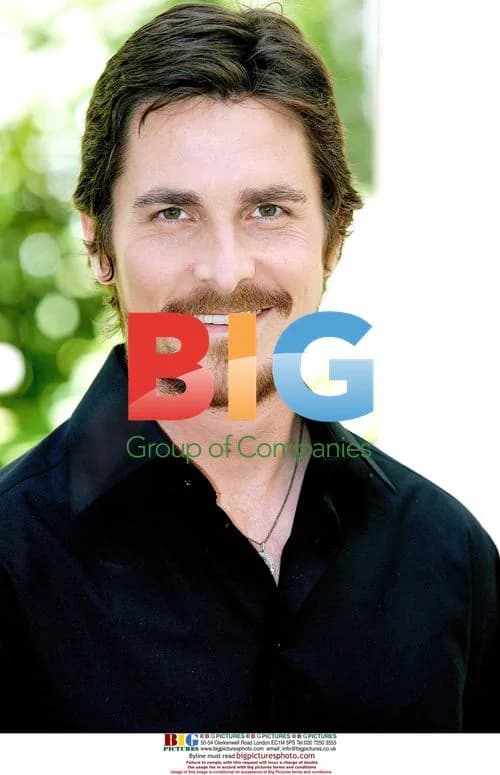 CHRISTIAN BALE at 'BATMAN BEGINS' photocall