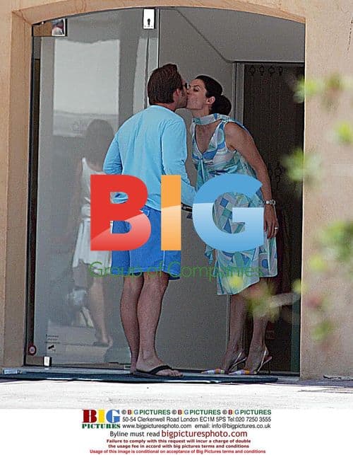 Christian Slater filming wife in Saint Tropez