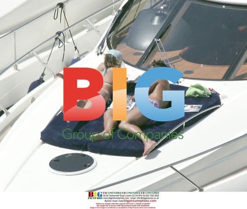 Charlotte Church and Gavin Henson in South of France