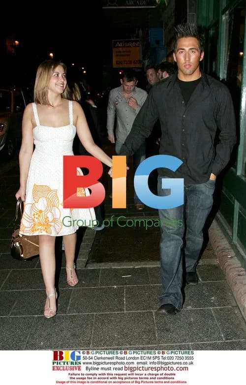 Charlotte Church and Gavin Henson walk in Cardiff