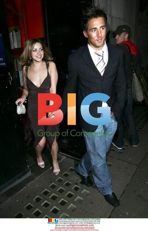 Charlotte Church and Gavin Henson leaving nightclub