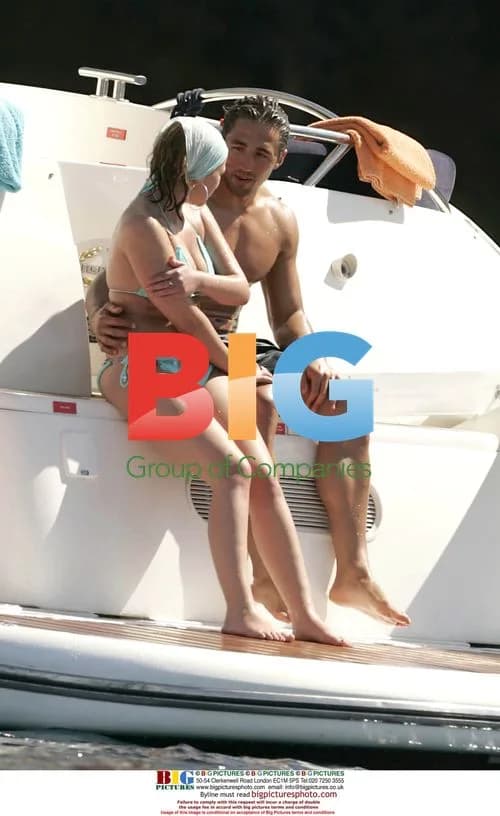 Charlotte Church and Gavin Henson on yacht