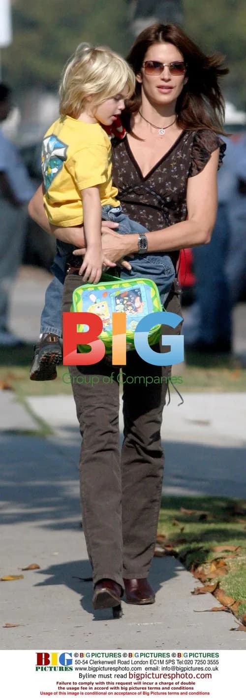 Cindy Crawford's Son Enjoys Babying