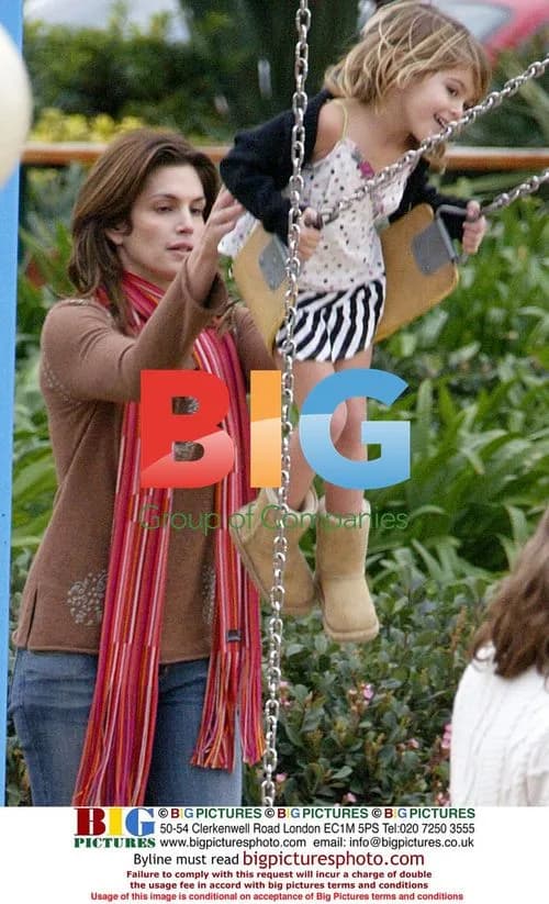 Cindy Crawford and Kaia Jordan at Malibu Playground