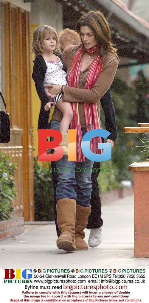 Cindy Crawford and Daughter at Playground