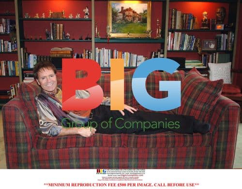 Sir Cliff Richard at Home Photo Shoot