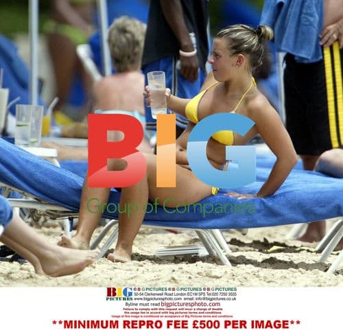 Wayne Rooney on Holiday in Barbados