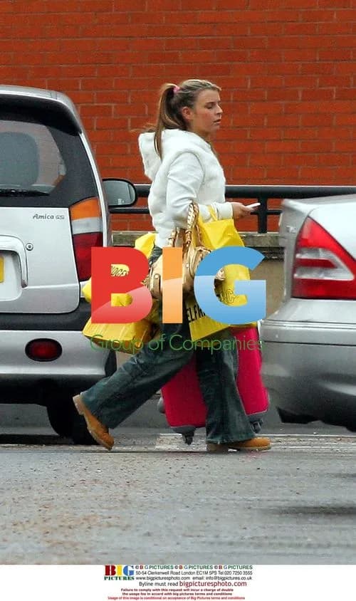 Coleen McLoughlin out shopping in Manchester