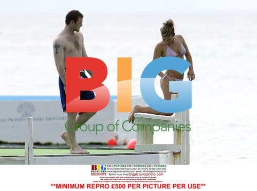 Wayne Rooney and Coleen Mcloughlin on Caribbean vacation