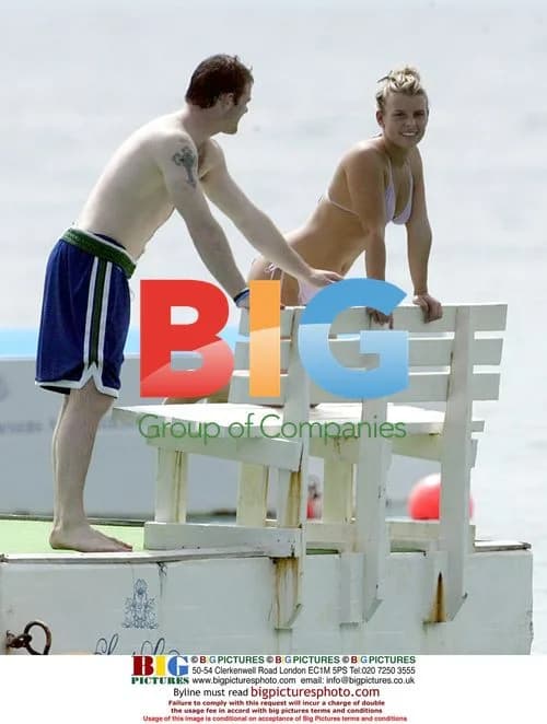 Wayne Rooney and Coleen McLoughlin on Caribbean vacation