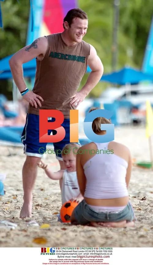 Wayne Rooney and Coleen Mcloughlin on Caribbean holiday