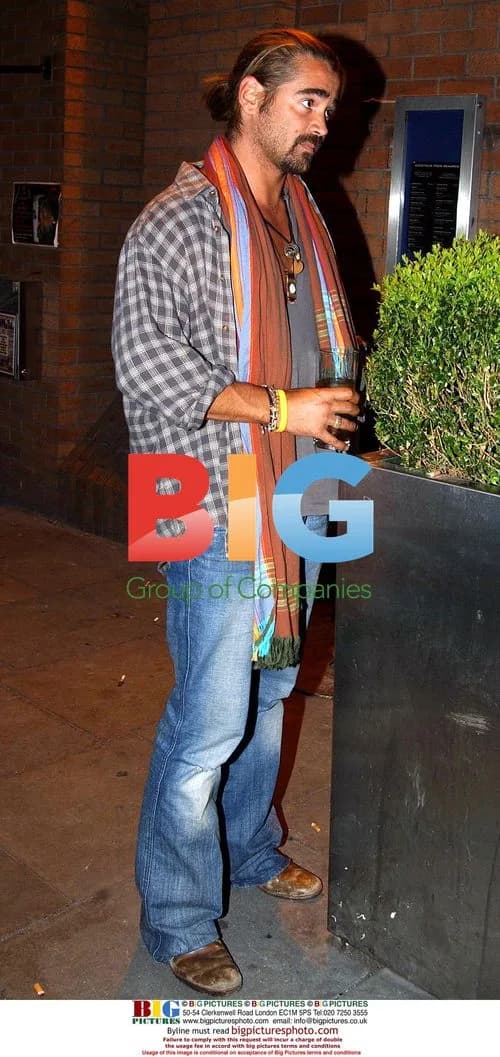 Colin Farrell Outside Dublin Nightclub