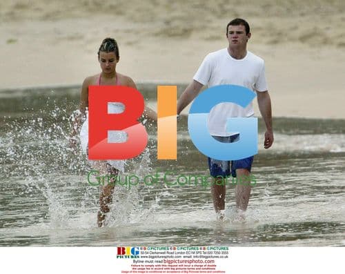 Wayne Rooney and Colleen on holiday in Barbados