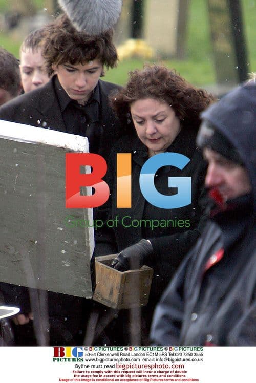 Corrie cast film funeral