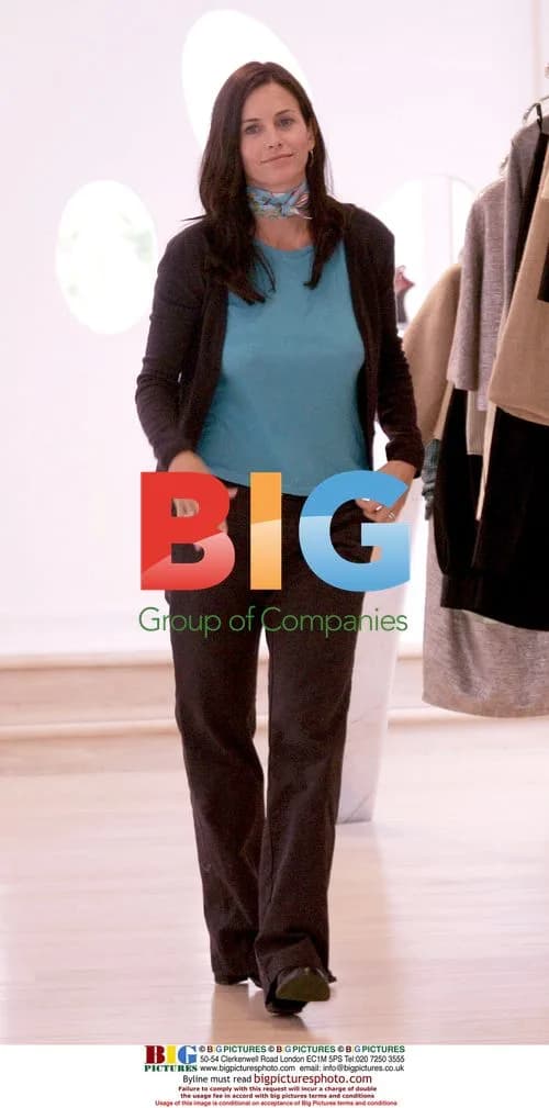 Courteney Cox Shopping in Beverly Hills