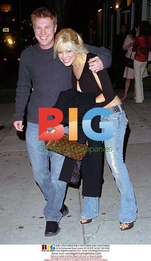 Courtney Peldon Shows Cleavage at Koi Club