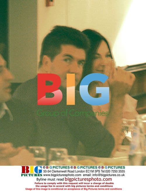 Simon Cowell and Jacqui St Clair Dinner