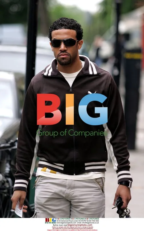 Musician Craig David arrives at London studio