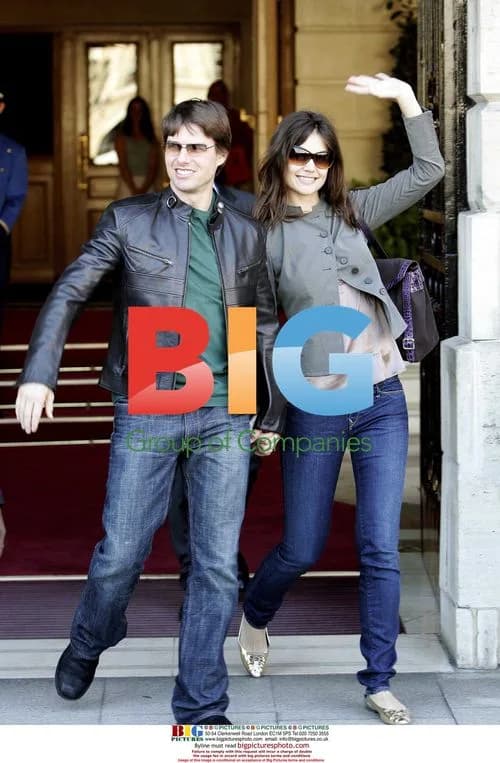 Tom Cruise and Katie Holmes Depart Paris