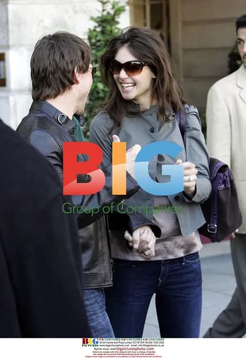 Tom Cruise and Katie Holmes leave Paris