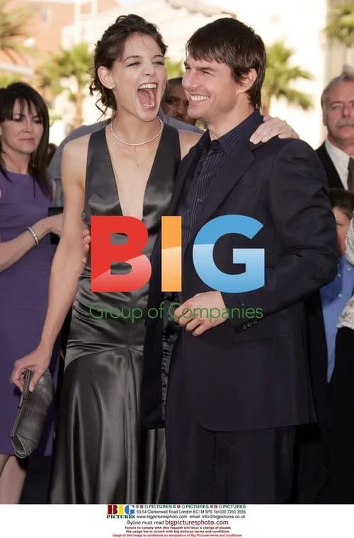 Tom Cruise and Katie Holmes at 'Batman Begins' Premiere