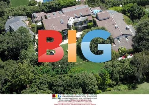 Aerial shots of Danny DeVito's Bel-Air home