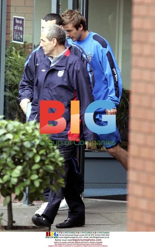 David Beckham Leaves Hospital
