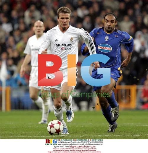 David Beckham Champions League Match
