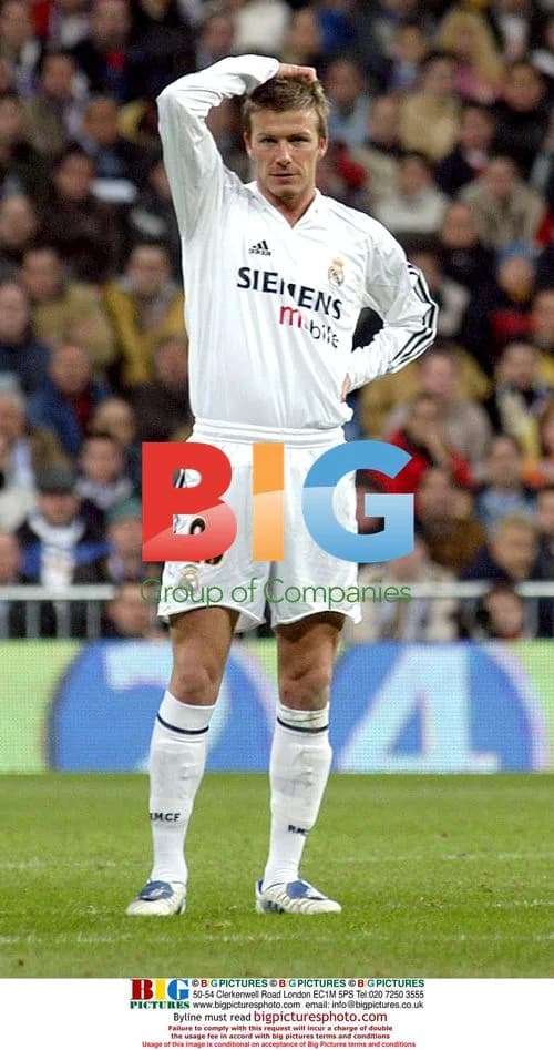 David Beckham plays Champion's League match