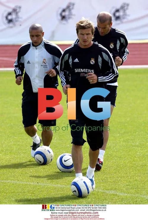 David Beckham Back in Real Madrid Training